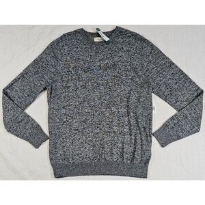 NWT Hawker Rye Gray Cotton Cashmere Sweater